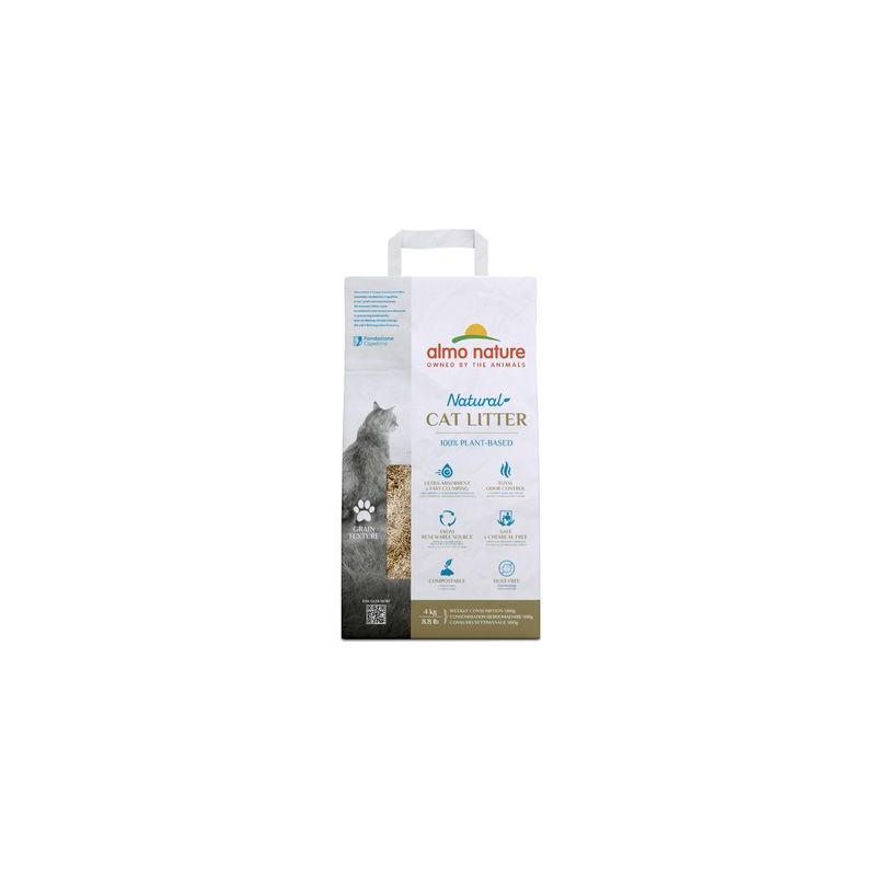 Almo Nature Plantaardige Kattenbakvulling - korrelige Textuur