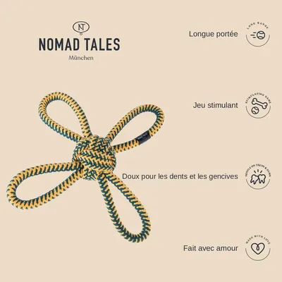 Nomad Tales Spirit Jouet en corde avec balle