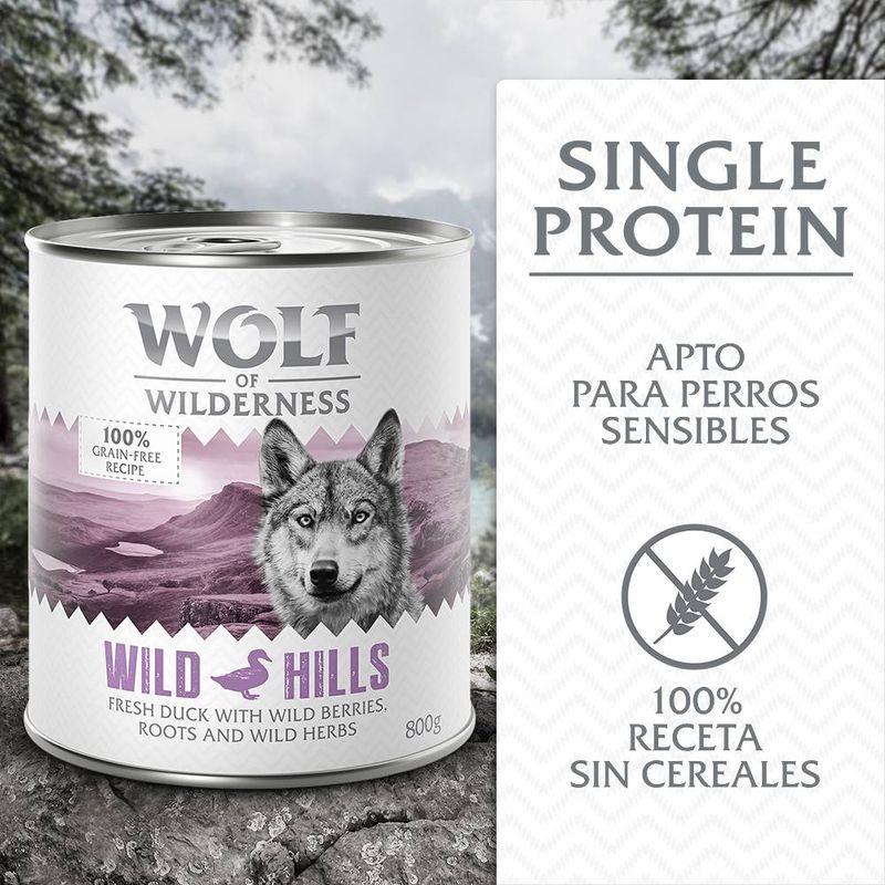 Wolf of Wilderness Adult Single Protein 6 x 800 g