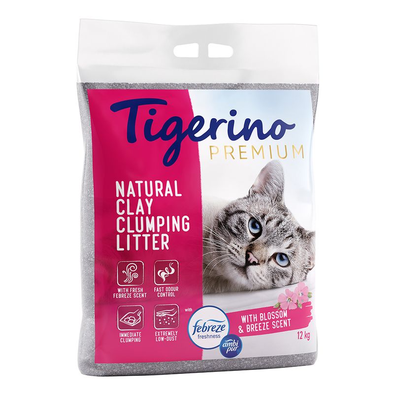 Tigerino x Febreze: Premium Katzenstreu - Febreze Frischer Blütenduft