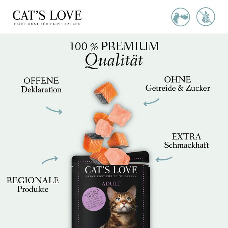 Cat´s Love Adult Geflügel