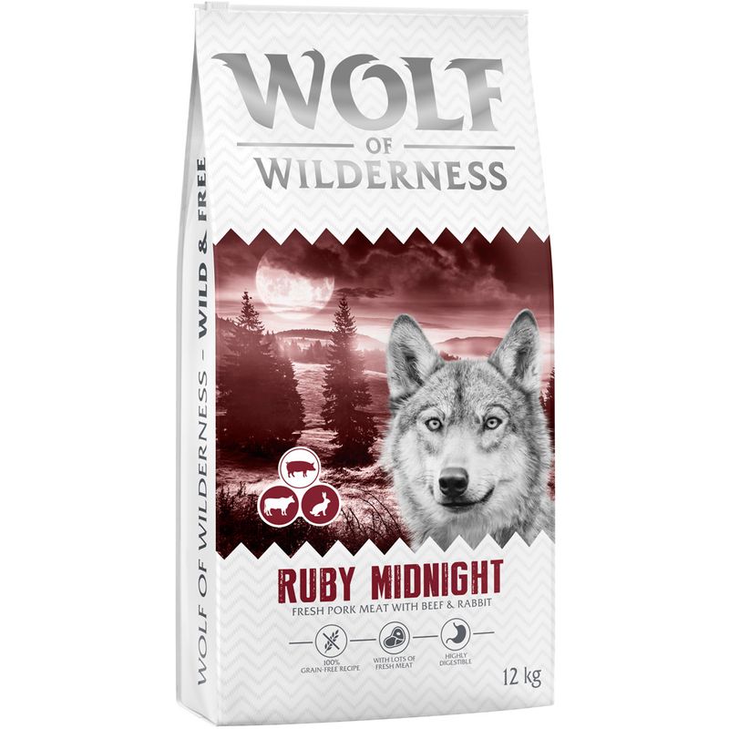Wolf of Wilderness "Ruby Midnight" Rind & Kaninchen - getreidefrei