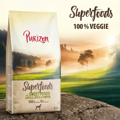 Purizon Superfoods Veggie Patates douces avec lentilles, pomme et courge