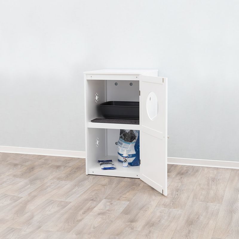 cat litter box shelf