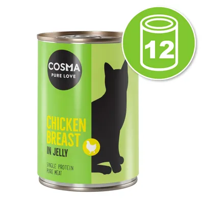 Lot Cosma Original en gelée 12 x 400 g pour chat