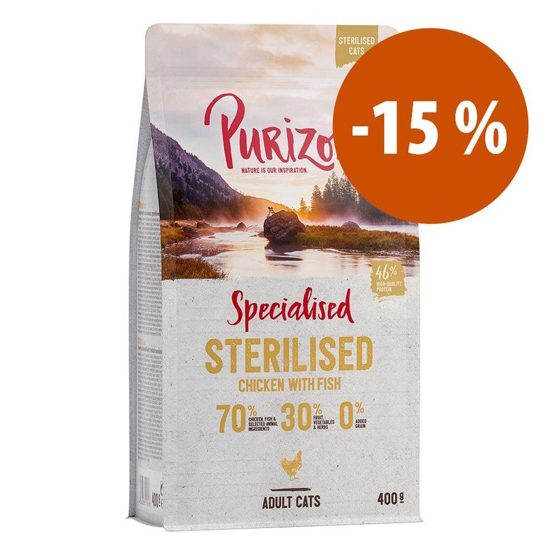 Purizon 400 g pienso para gatos: ¡15 % de descuento!