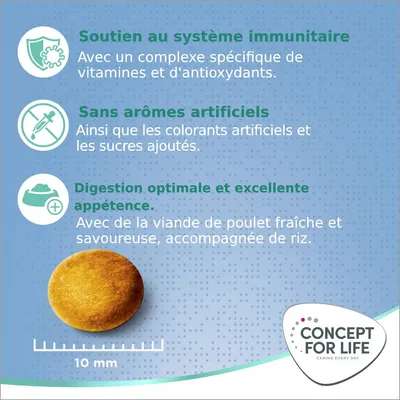 Concept for Life Large Junior pour chien