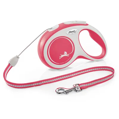 flexi New Comfort поводок-рулетка, красный - 8 м