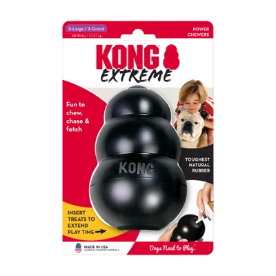 Set addestramento KONG Extreme Nero e KONG Easy Treat Liver - XL: 13 cm + pasta (2 x 236 g) Set addestramento KONG Extreme Nero e KONG Easy Treat Liver - XL: 13 cm + pasta (2 x 236 g)