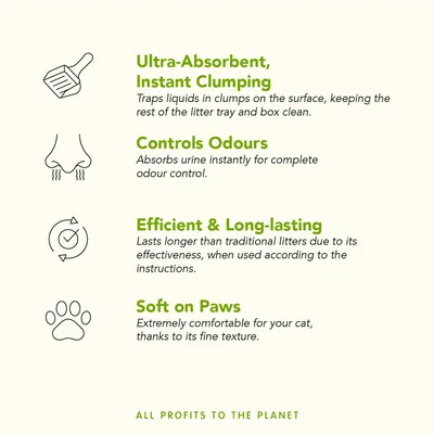 Натуральный мягкий наполнитель для кошачьего туалета Almo Nature