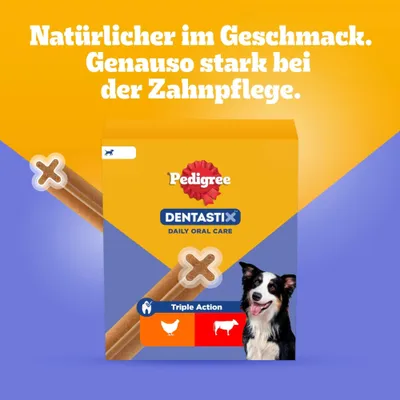 Pedigree Dentastix Daily Oral Care pour chien - 28 friandises Medium pour chien de taille moyenne (10 - 25 kg)