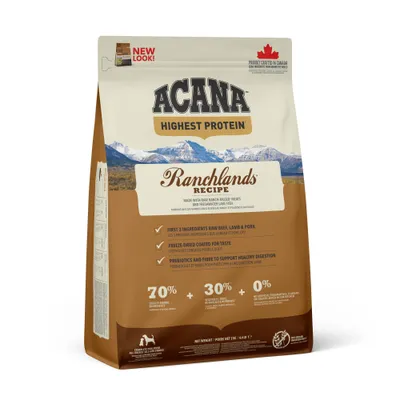 Acana Highest Protein wołowina, jagnięcina i pstrąg - 2 kg