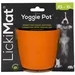 LickiMat Yoggie Pot Snack Dog Toy – Orange