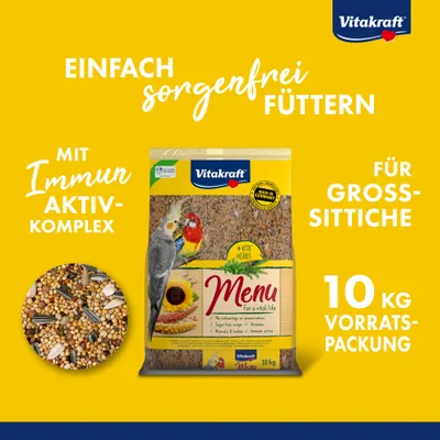 Vitakraft Menü Großsittiche - 10 kg Vitakraft Menü Großsittiche - 10 kg