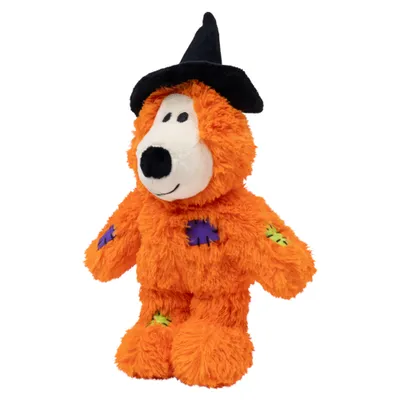 KONG WildKnots Halloween Orso-Strega, arancione - ca. L 22 x P 12 x H 18 cm