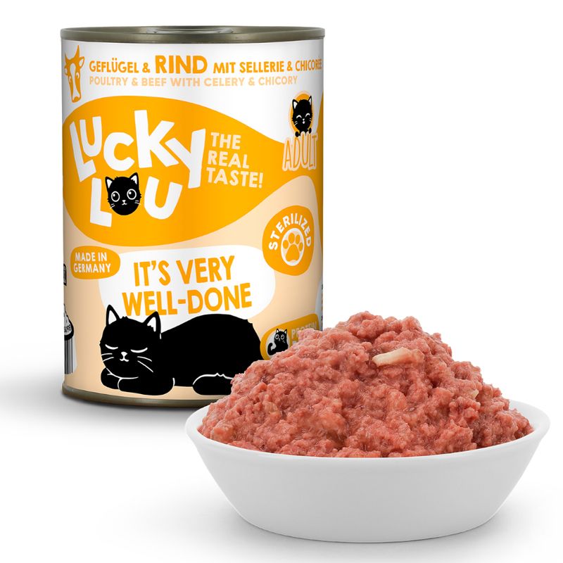 Lucky Lou Sterilized, 6 x 400 g