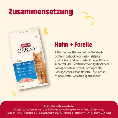 animonda Carny Adult Huhn + Forelle animonda Carny Adult Huhn + Forelle
