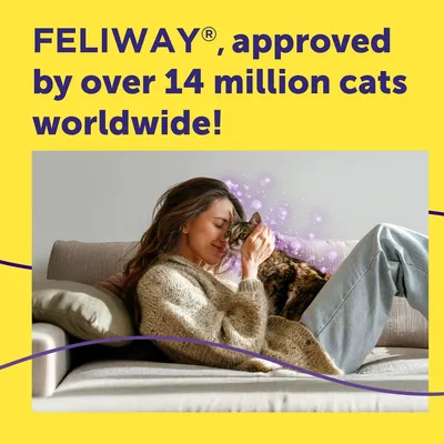 FELIWAY, ¡aprobado por más de 14 millones de gatos en todo el mundo!