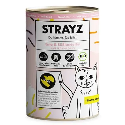 STRAYZ Bio Kat 6 x 400 g STRAYZ Bio Kat 6 x 400 g