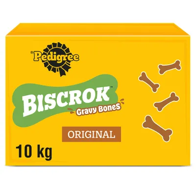 PEDIGREE® BISCROK™ Gravy Bones Adult Dog Treats Original Biscuits
