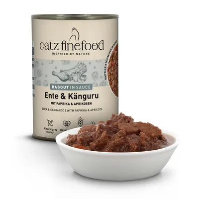 catz finefood Ραγού 6 x 380 g - Πάπια & Καγκουρό