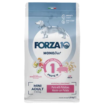 Forza10 Mini Diet Low Grain s svinjino in krompirjem