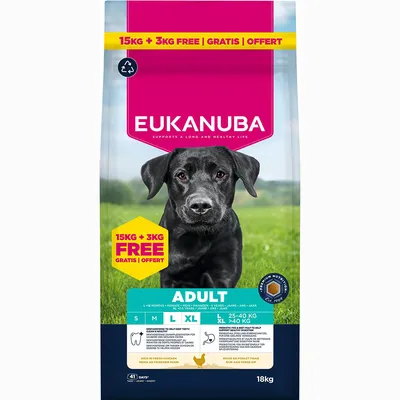 Eukanuba Premium Nutrition Adult Medium Breed s kuřecím