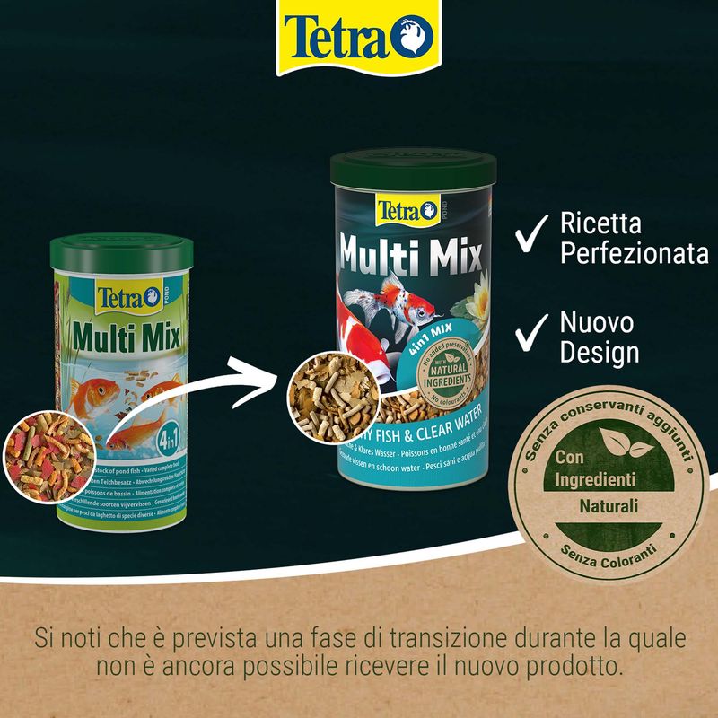TetraPond Mangime per pesci da laghetto Multi Mix