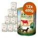 Lot économique Best Nature Dog Adult 12 x 400 g pour chien