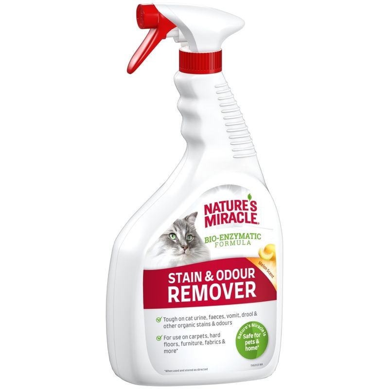 Nature's Miracle spray quitamanchas y quitaolores para gatos