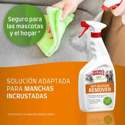 Eliminador de manchas y olores Nature's Miracle para gatos y perros