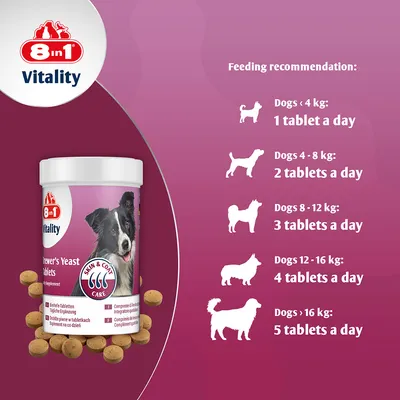 8in1 Vitality пивные дрожжи в таблетках