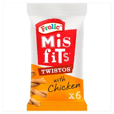 Misfits Twistos with chicken, pack of 6 sticks