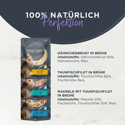 Encore Cat Pouch in Brühe 10 x 50 g