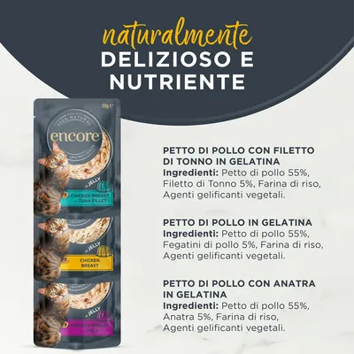 Provalo! Set misto Encore in gelatina in buste 5 x 50 g umido per gatti