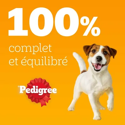 100 % complet et équilibré. Pedigree.