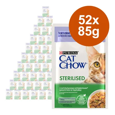 Ekonomično pakiranje Cat Chow 52 x 85 g