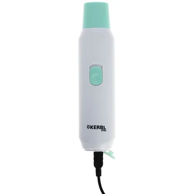 Kerbl Pet elektrisches Gerät mit grünem Schalter und USB-Anschluss, geeignet für Haustierpflege.