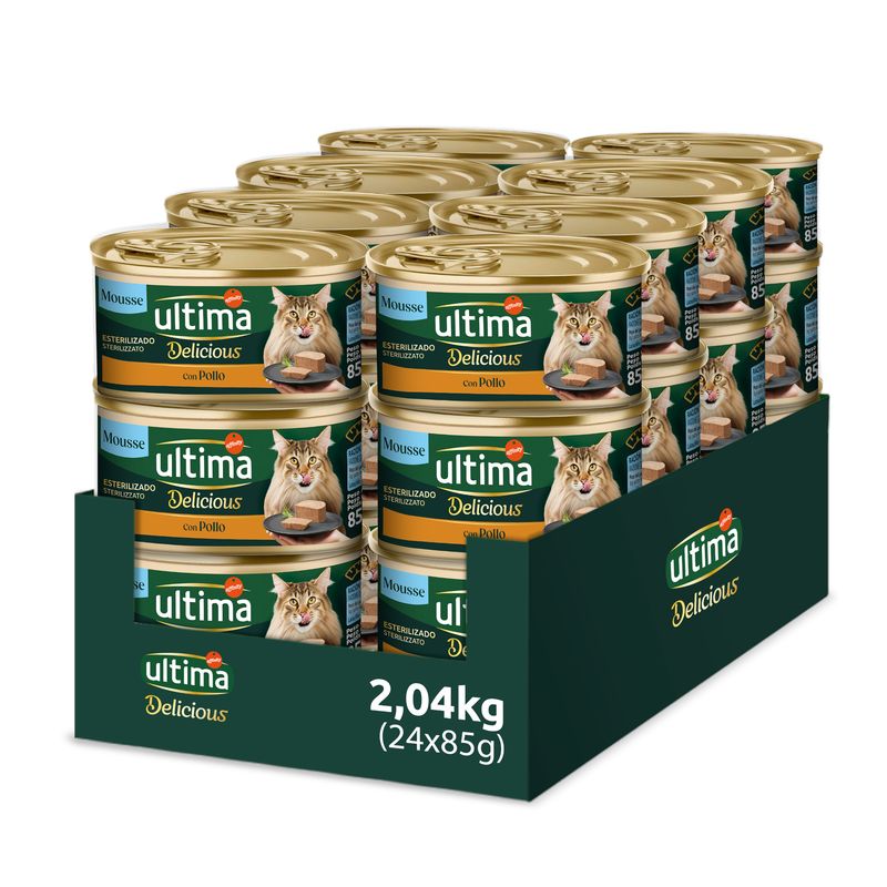 Ultima Delicious Mousse Sterilized 24 x 85 g