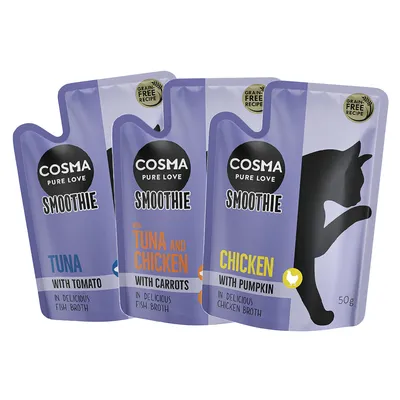 Korzystny pakiet Cosma Smoothie, 12 x 50 g - Pakiet mieszany