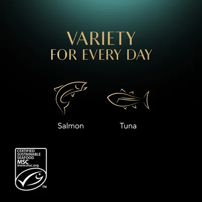 Variety for every day. Salmon, Tuna. Certified Sustainable Seafood MSC www.msc.org.