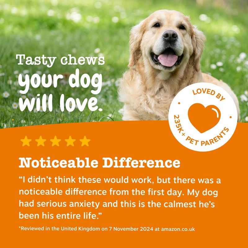 Zesty Paws Calming Chews com peru
