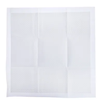 Tapis absorbant blanc en matière textile, surface quadrillée visible, sans marque ni texte apparent.