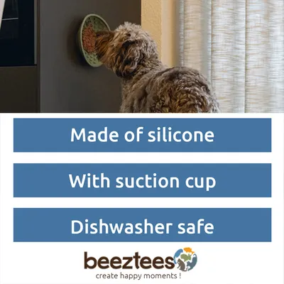 beeztees silikónová podložka na lízanie v tvare misky