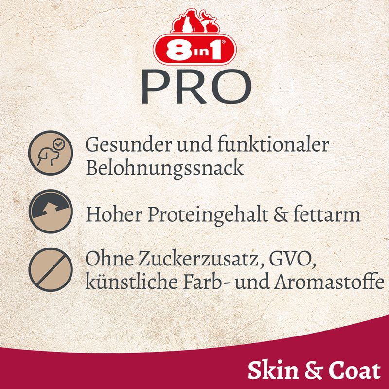 3 + 1 gratis! 4 x 8in1 Fillets Pro Snacks