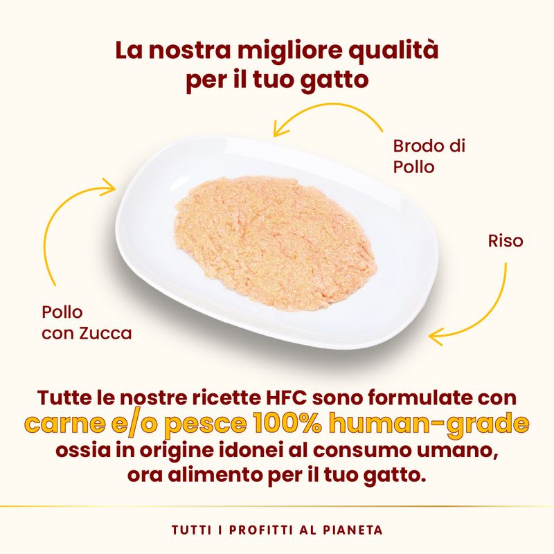 Almo Nature HFC Cat Mousse 6 x 70 g Umido per gatti