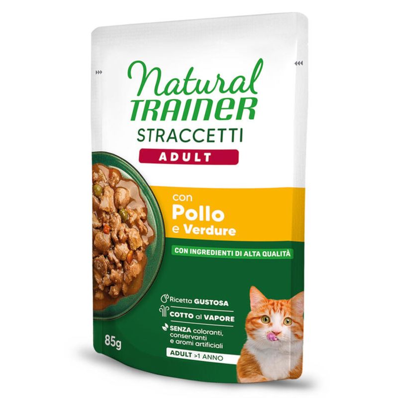 Natural Trainer Straccetti Adult tiras em molho 22 x 85 g