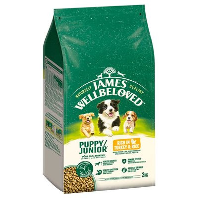 James Wellbeloved Junior Dog Hypoallergenic Kalkoen & Rijst