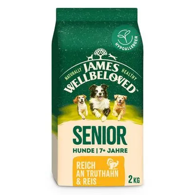 James Wellbeloved Senior Dog Hypoallergenic Kalkoen & Rijst