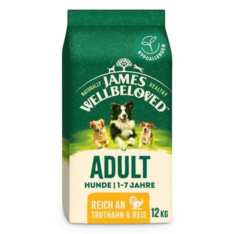 James Wellbeloved Adult Dog Hypoallergenic Kalkoen & Rijst